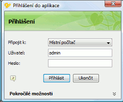 Desktopová aplikace