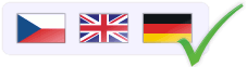 Česká, Anglická a Německá vlajka